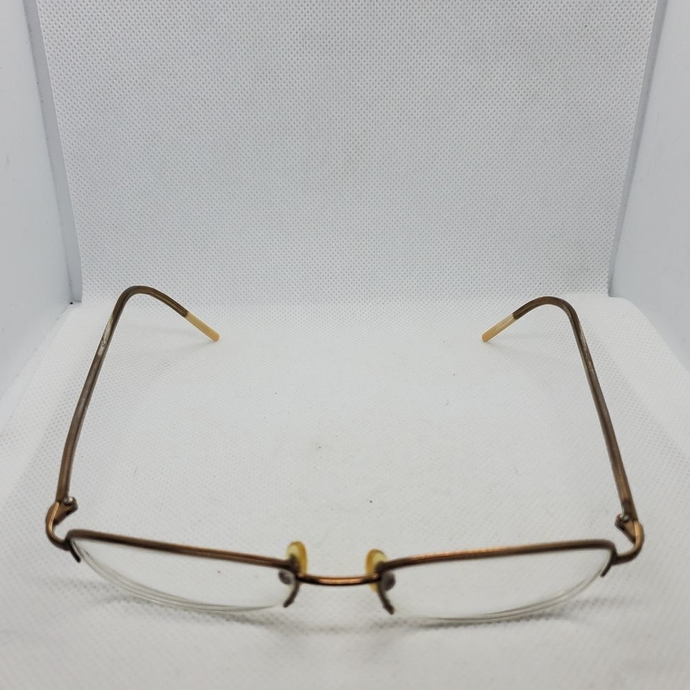 Tommy Hilfiger Brown & Cream Prescription Glasses Frames & Case - Picture 3 of 8